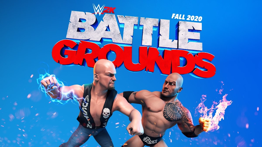 Stone Cold Steve Austin and The Rock feature in teaser art for u00e2u20acu02dcWWE 2K Battlegrounds.u00e2u20acu2122 u00e2u20acu201d Picture from Saber Interactive/Take-Two Interactive via AFP-Relaxnews