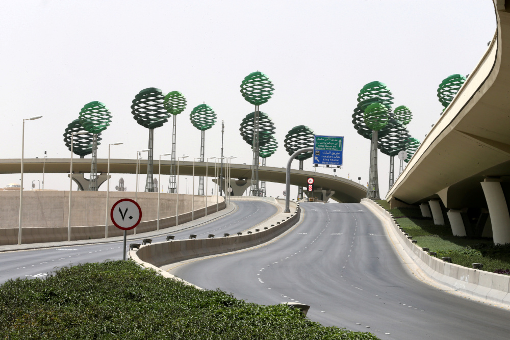 General view of deserted streets, during the 24-hour lockdown to counter the coronavirus disease outbreak in Riyadh, Saudi Arabia April 7, 2020. u00e2u20acu201d Reuters  pic 