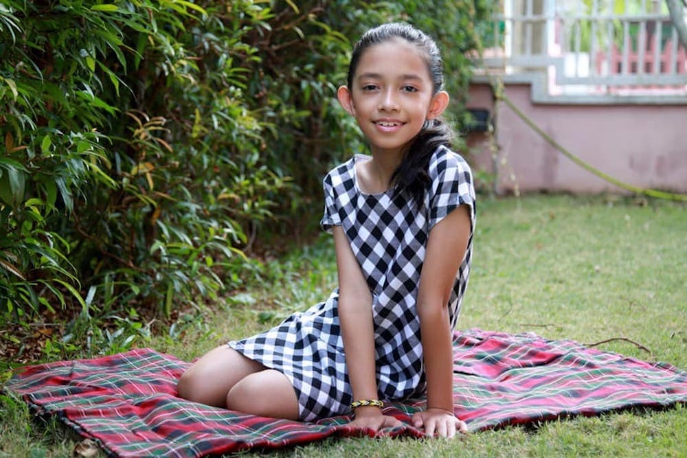 Lara Khadijah McAfee wrote to Health director-general Datuk Dr Noor Hisham Abdullah to thank him for his hard work and also included a loom band that she made for him. ― Picture via Facebook/MutiaraJusufMcAfee