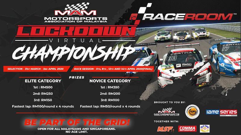 The MAM Virtual Lockdown Championship encourages Malaysian to enjoy safe and fun racing from their home. u00e2u20acu201d Photo courtesy of Motorsport Association of Malaysia