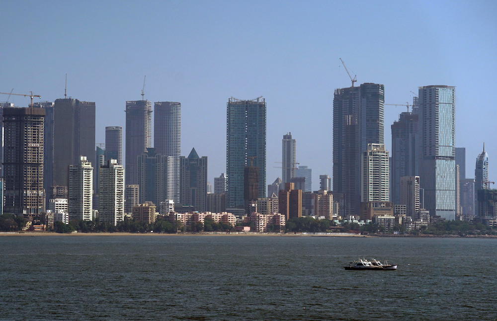 Mumbaiu00e2u20acu2122s financial district skyline is pictured, after air pollution level started to drop during a nationwide lockdown to slow the spreading of the coronavirus disease, India, April 24, 2020. u00e2u20acu2022 Reuters pic
