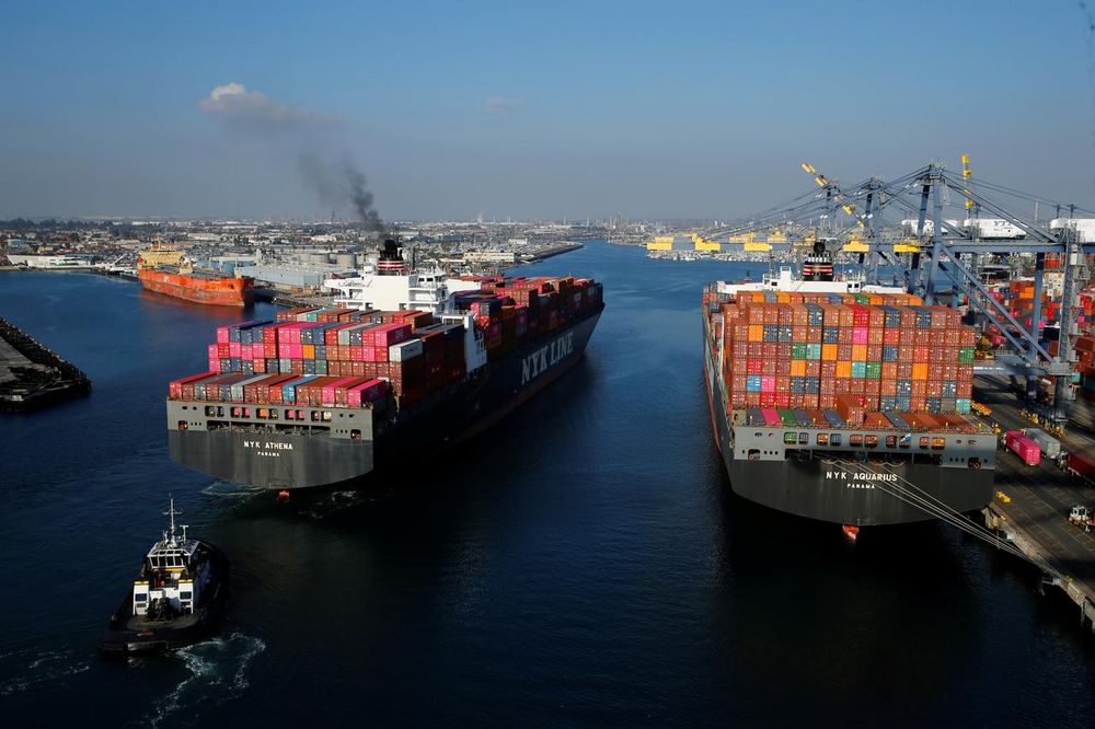 A container ship arrives at Yusen Terminals (YTI) on Terminal Island at the Port of Los Angeles in Los Angeles, California, US, January 30, 2019. u00e2u20acu201d Reuters pic
