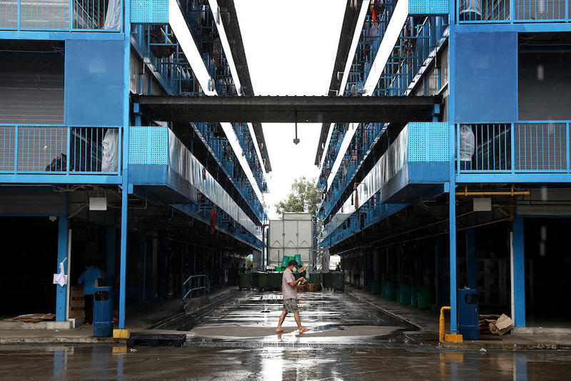 S11 Dormitory in Punggol on April 21, 2020. The dormitory is one of several gazetted as an isolation area. u00e2u20acu201d TODAY pic