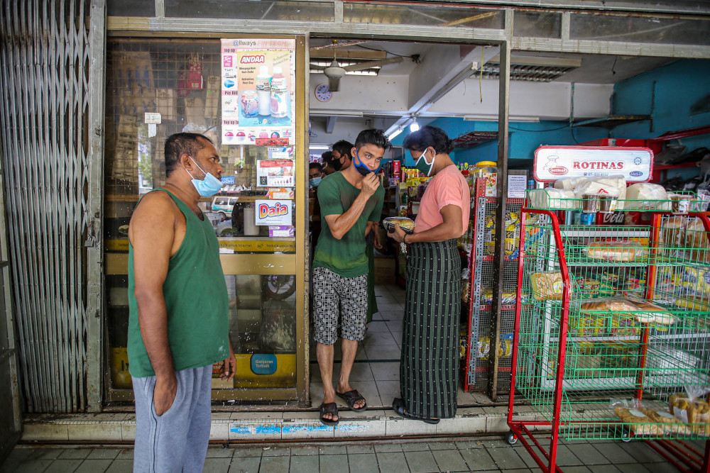 A Myanmar national who spoke to Malay Mail insisted that workers at the wholesale market had no time for social activities due to their long working hours. — Picture by Hari Anggara