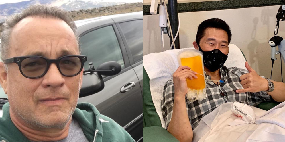 Tom Hanks and Daniel Dae Kim have stepped up to donate blood in the hopes that their antibodies can help in the fight against the novel coronavirus. u00e2u20acu201d Pictures from Instagram/tomhanks and Instagram/danieldaekimn n