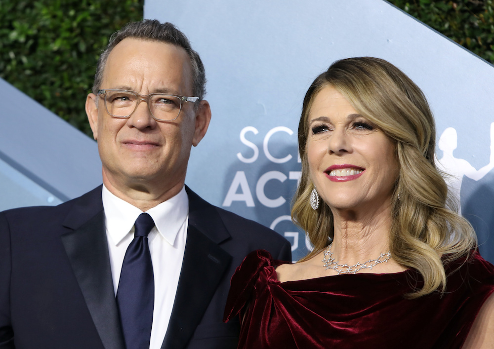 File photo of Tom Hanks and Rita Wilson at the 26th Screen Actors Guild Awards in Los Angeles, California, January 19, 2020. u00e2u20acu201d Reuters picnn