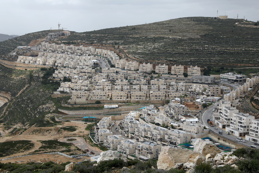 A view shows the Israeli settlement of Ramat Givat Zeev in the Israeli-occupied West Bank March 19, 2020. — Reuters pic