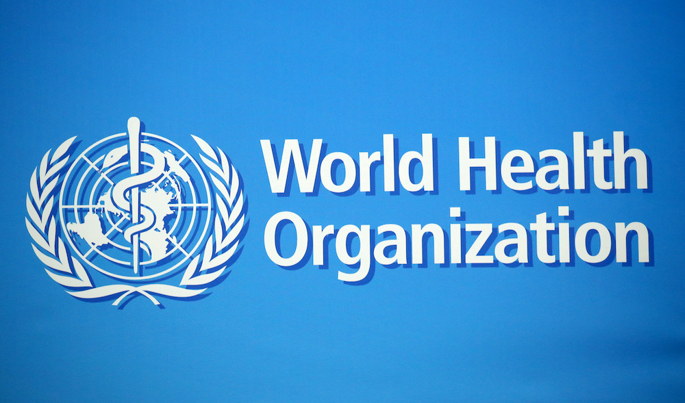 A logo is pictured at the World Health Organization (WHO) building in Geneva, Switzerland, February 2, 2020. Picture taken February 2, 2020. u00e2u20acu2022 Reuters picnn