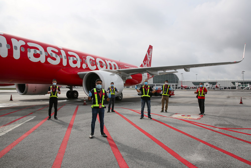 AirAsia resumed its scheduled domestic flights today in Malaysia. u00e2u20acu201d Picture courtesy of AirAsia