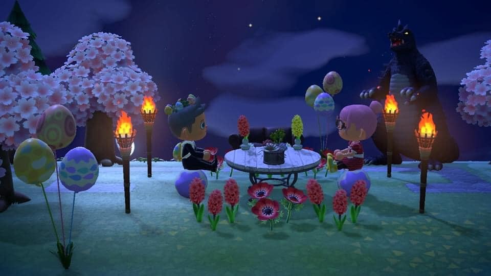 Stefanie Yeo goes on in-game dates with her husband. — Picture courtesy of Facebook/ Nintendo Switch Malaysia