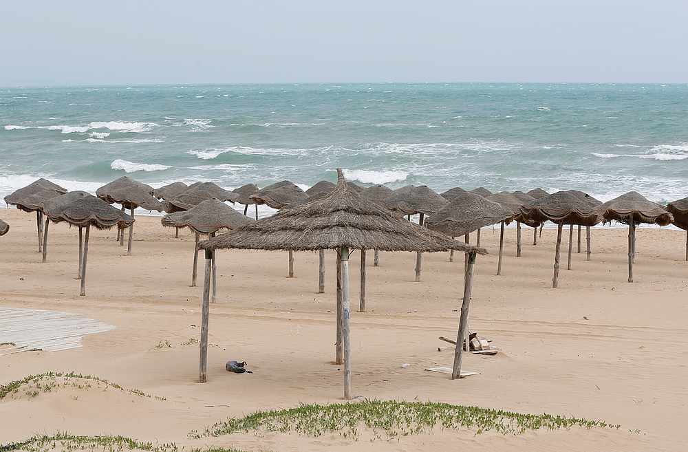 The deserted Marsa beach as the country extends the lockdown by two weeks to contain the spread of Covid-19 in Tunis, Tunisia April 1, 2020. u00e2u20acu201d Reuters pic