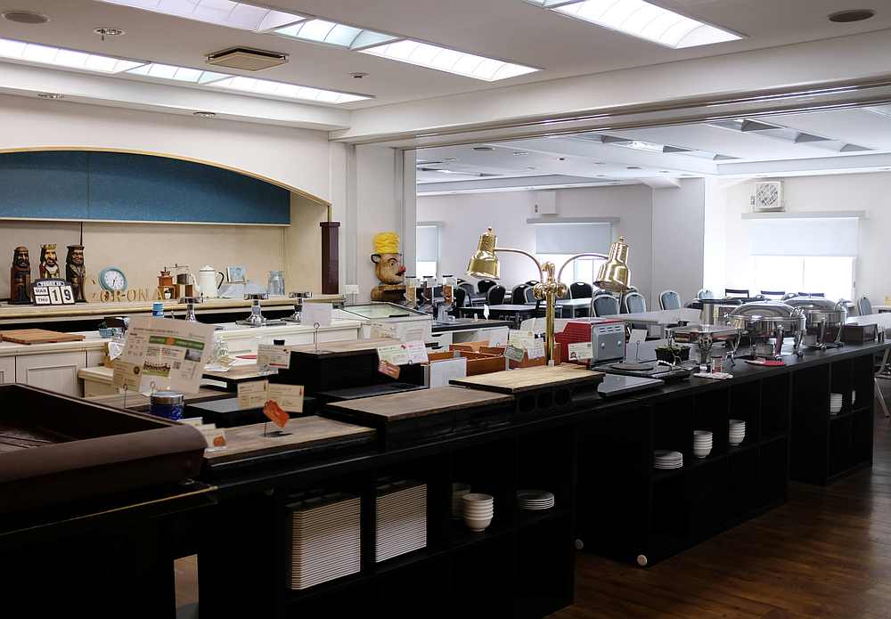 An empty breakfast buffet is seen at the Osaka Corona Hotel in Osaka, Japan March 19, 2020. u00e2u20acu201d Reuters pic