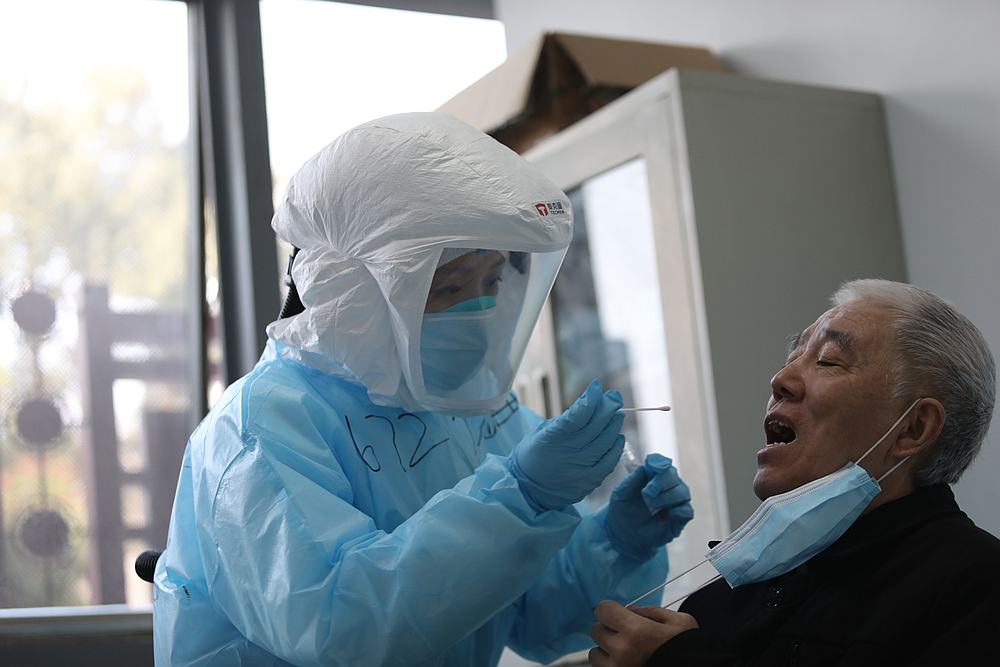 A survey looked at sleep patterns of 1,563 healthcare workers who were on the front line in the fight against the coronavirus. u00e2u20acu201d AFP pic