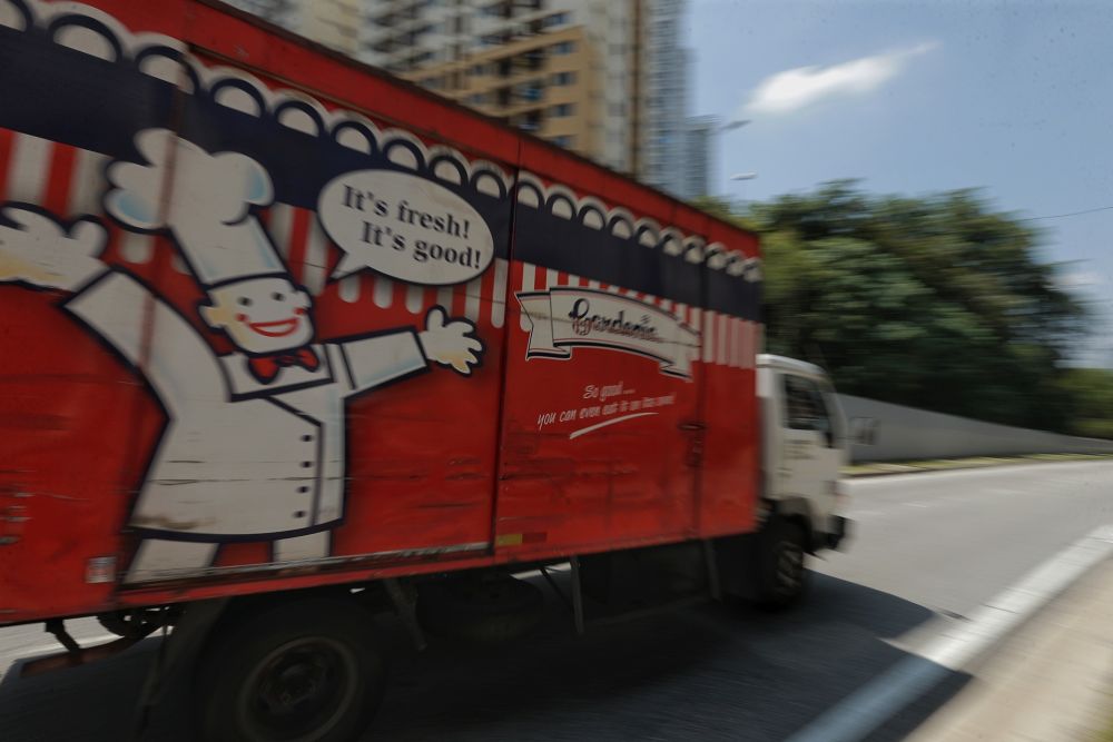A Gardenia bread delivery lorry is pictured in Petaling Jaya April 1, 2020. u00e2u20acu201d Picture by Ahmad Zamzahurin