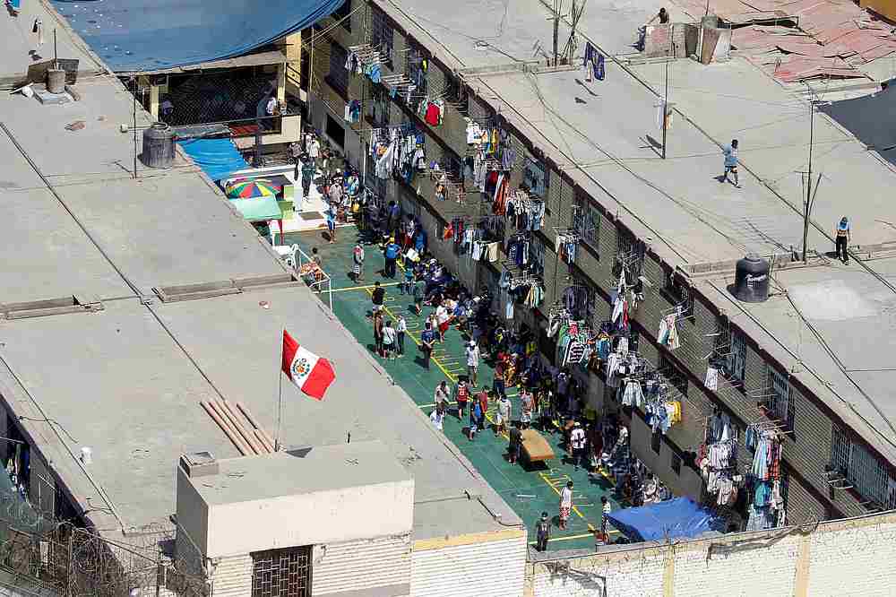 Inmates at the Lurigancho jail gather as they demand virus testing during a protest, following a riot at the Miguel Castro Castro prison, in Lima, Peru April 28, 2020. u00e2u20acu201d Reuters pic