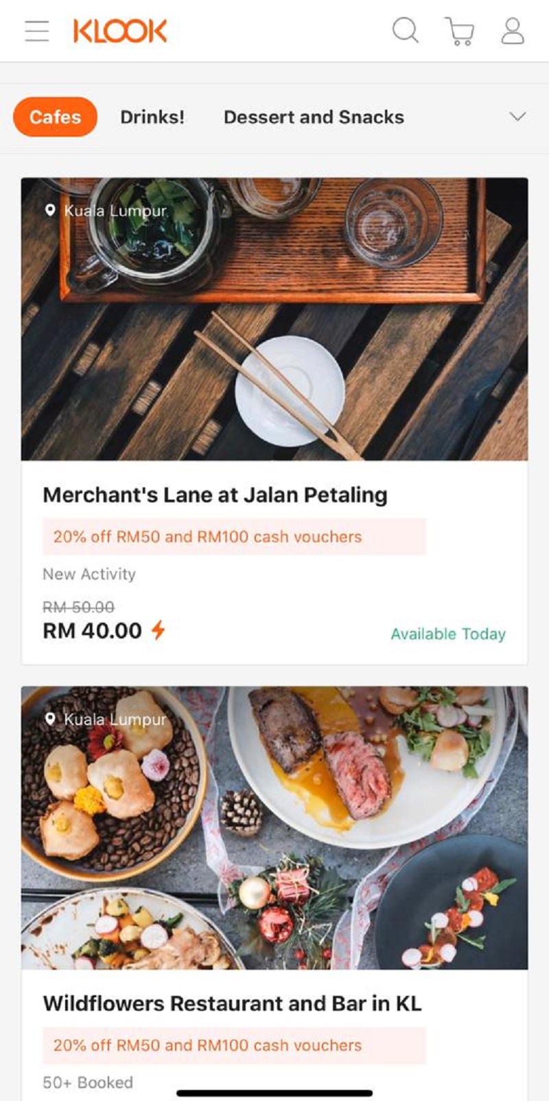You can purchase cash vouchers at discounts to show support to local businesses during the MCO.