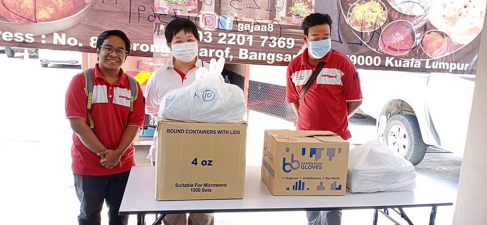 Skynet is one of TLFP's new delivery partners that will help them send in supplies for free. — Picture courtesy of Facebook/ The Lost Food Project