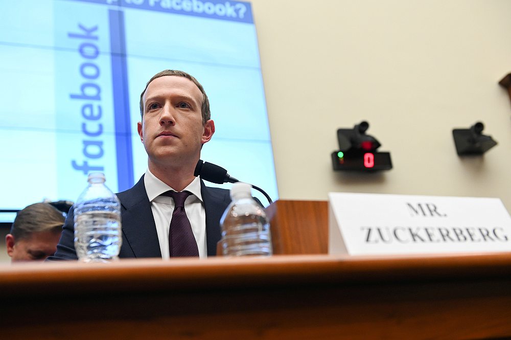 Facebook chairman and CEO Mark Zuckerberg testifies at a House Financial Services Committee hearing in Washington October 23, 2019. u00e2u20acu201d Reuters pic