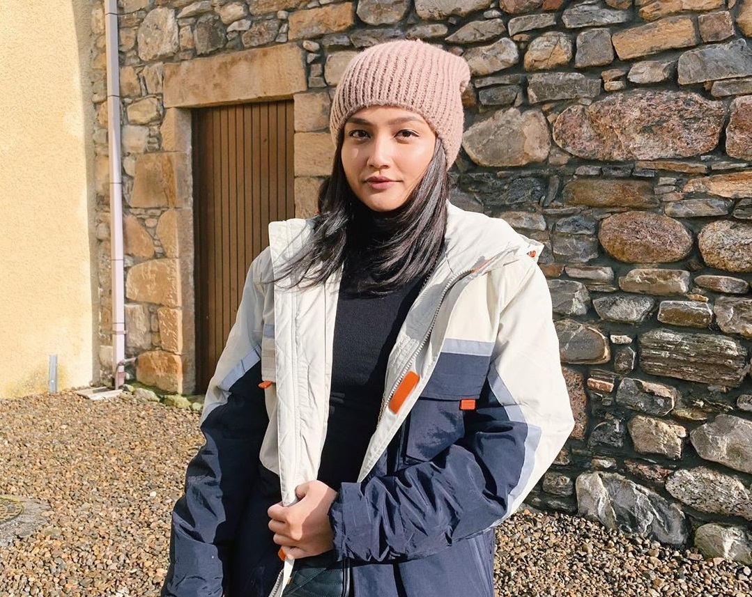 The 25-year-old actress was in Inverness to film the RTM drama series u00e2u20acu02dcDemiu00e2u20acu2122. u00e2u20acu201d Picture via Instagram/Puteri Aishah