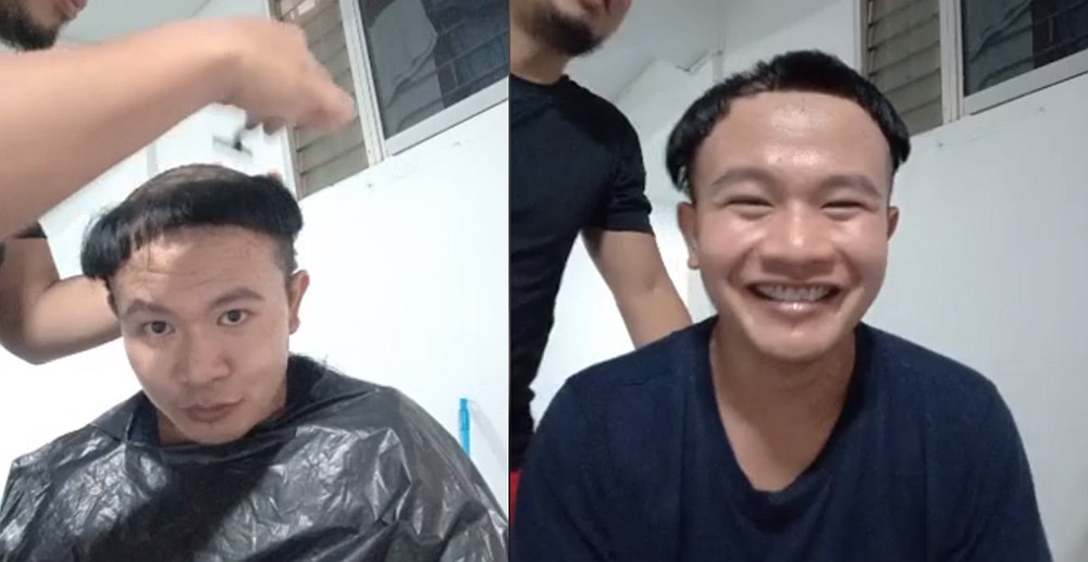 Voila! Rafie’s new look. — Screengrab via Facebook/Mohammad Rafiezulanwar Jaffri 