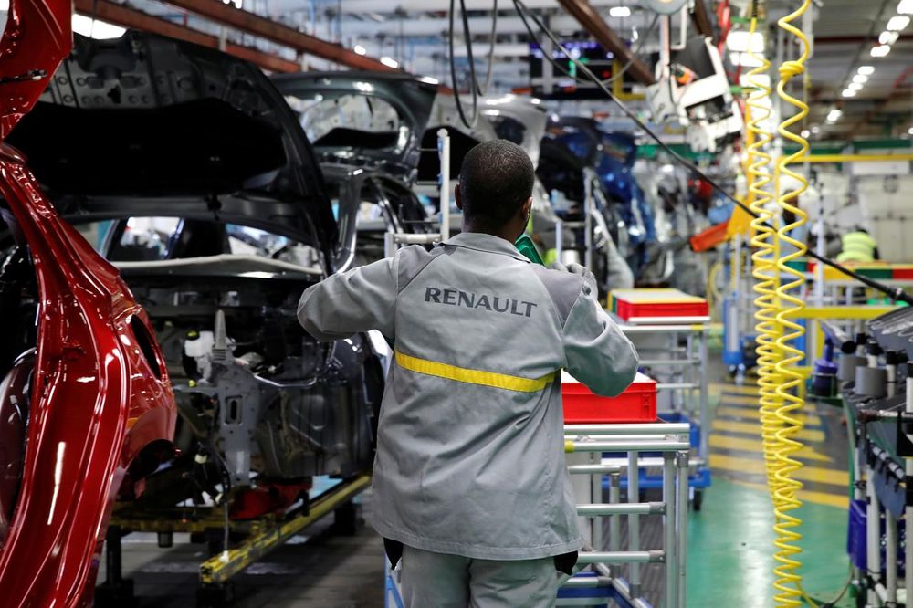 An employee works on the assembly line of the Nissan Micra at the Renault SA car factory in Flins, near Paris, France, February 23, 2017. u00e2u20acu201d Reuters pic