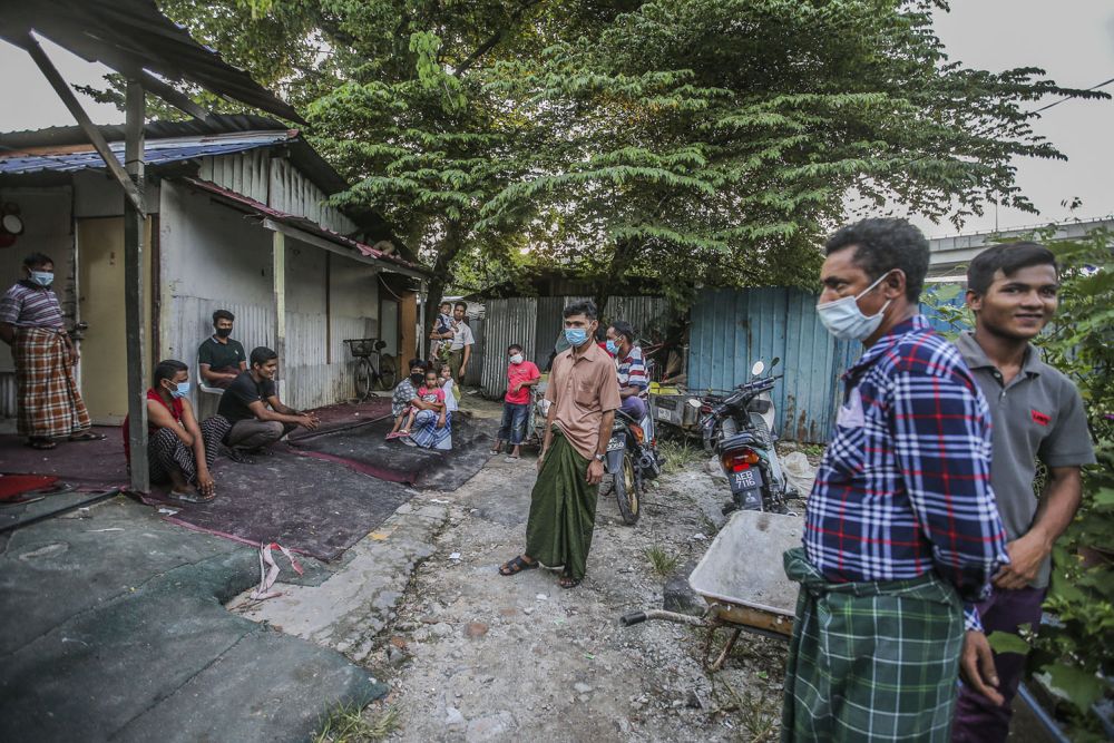 General view of a Rohingya settlement in Bandar Baru Sentul, Kuala Lumpur April 24, 2020. u00e2u20acu201d Picture Hari Anggara