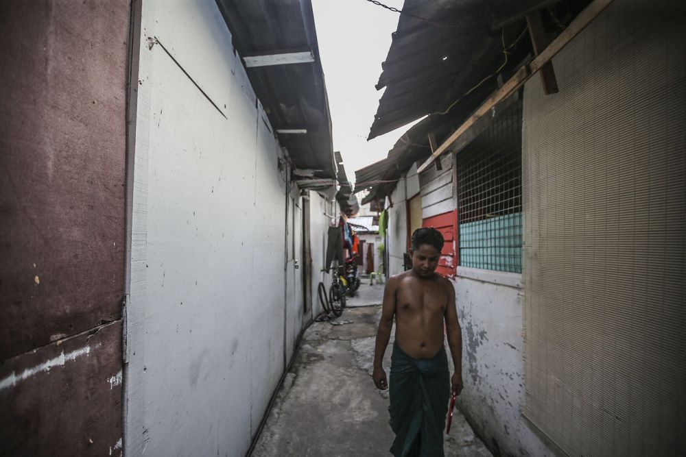 General view of a Rohingya settlement in Bandar Baru Sentul, Kuala Lumpur April 24, 2020. u00e2u20acu201d Picture Hari Anggara