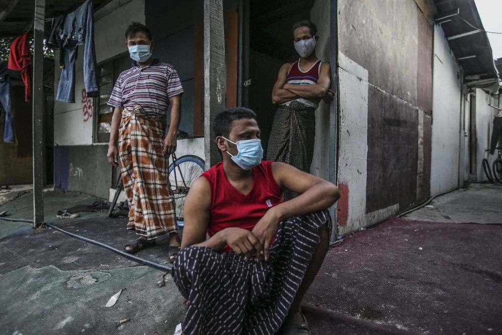 General view of a Rohingya settlement in Bandar Baru Sentul, Kuala Lumpur April 24, 2020. u00e2u20acu201d Picture Hari Anggara