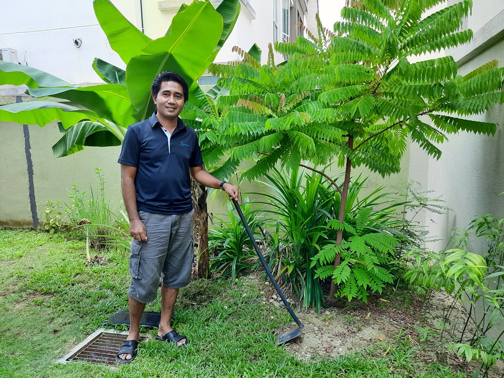 Saha also does some gardening now in view of the movement control order. ― Picture courtesy of ParGolf Magazine