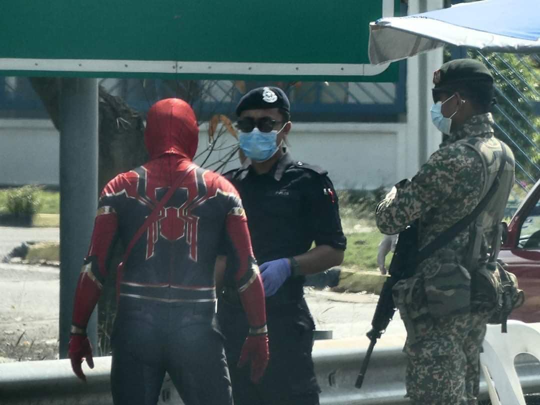 While the picture provided amusement for many Malaysians, the police reminded citizens of the need to stay at home and prevent the spread of Covid-19. u00e2u20acu201d Picture via Facebook/PolisDirajaMalaysia