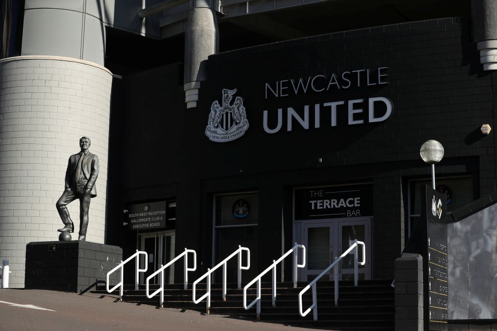A general view outside St James' Park, Newcastle April 15, 2020. u00e2u20acu201d Reuters