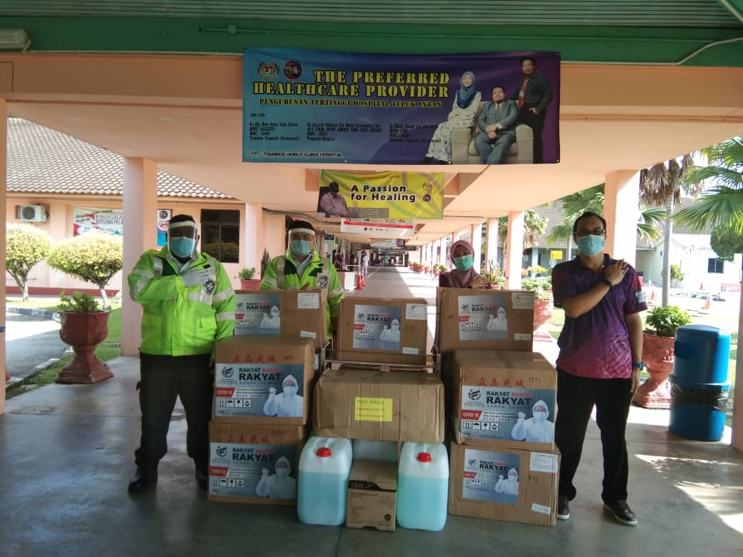 St John Ambulance of Malaysia was commissioned to deliver personal protective equipment to designated hospitals. u00e2u20acu2022 Picture courtesy of SJAM
