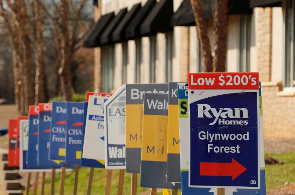 Real estate signs advertise new homes for sale in multiple new developments in York County, South Carolina, US, February 29, 2020. u00e2u20acu201d Reuters pic