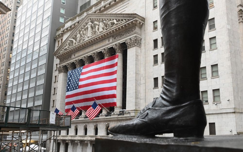 In this file photo a view of the New York Stock Exchange is seen on Wall Street on March 23, 2020 in New York City. u00e2u20acu201d AFP pic