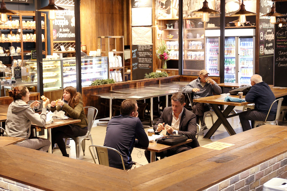 Customers sit at a cafe on the first morning of eased coronavirus disease (Covid-19) restrictions, allowing up to 10 patrons to sit at a time inside establishments previously only opened for take-away, in Sydney May 15, 2020. u00e2u20acu201d Reuters pic