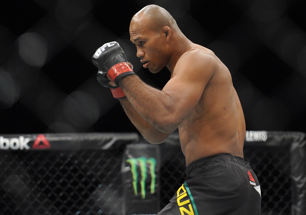 Ronaldo Souza (pic) fights against Yoel Romero during UFC 194 at MGM Grand Garden Arena in Las Vegas December 12, 2015. u00e2u20acu201d Picture by Gary A. Vasquez-USA TODAY Sports via Reuters 