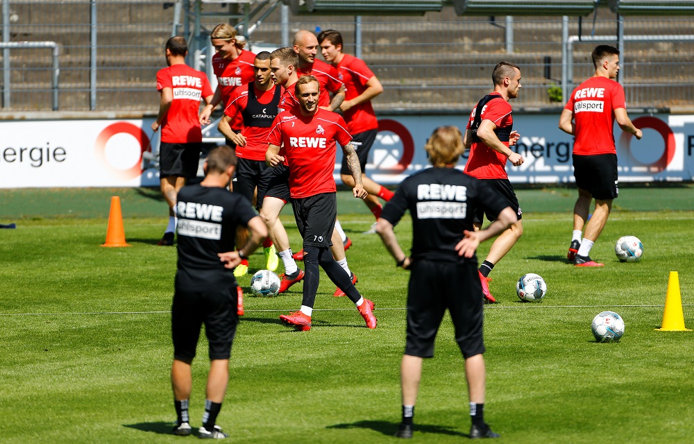 FC Cologneu00e2u20acu2122s Marcel Risse during training, following the outbreak of the coronavirus disease, at the Franz Kremer Stadion in Cologne May 7, 2020. u00e2u20acu201d Reuters pic