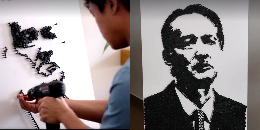 Choong said he wanted to pay tribute to Dr Noor Hishamu00e2u20acu2122s efforts in fighting the Covid-19 pandemic in Malaysia. u00e2u20acu201d Screen capture via Facebook/ahguuhandcraft