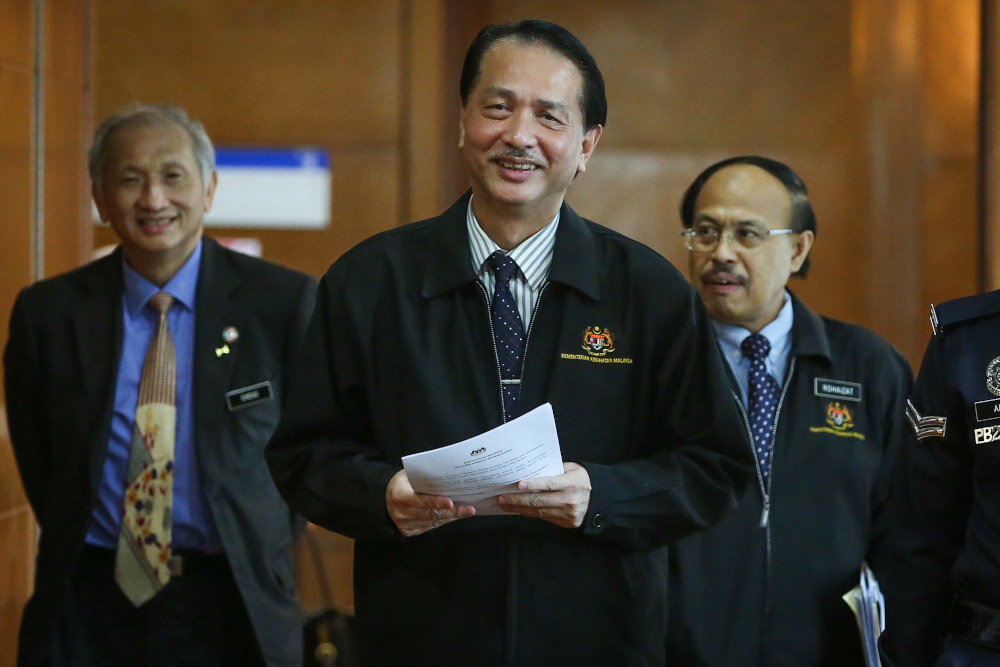 Health director-general Datuk Dr Noor Hisham Abdullah speaks during a press conference at the Ministry of Health in Putrajaya May 5, 2020. u00e2u20acu201d Picture by Yusof Mat Isa