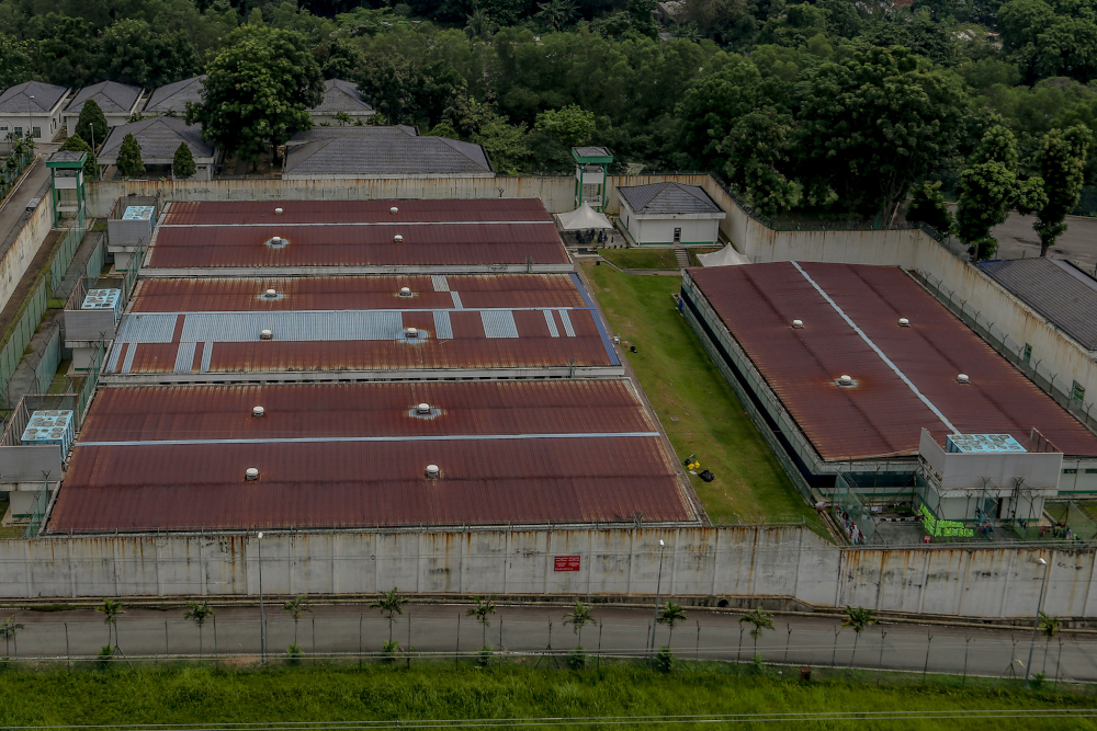A general view of the Immigration Detention Centre at Bukit Jalil May 25, 2020. — Picture by Firdaus Latif