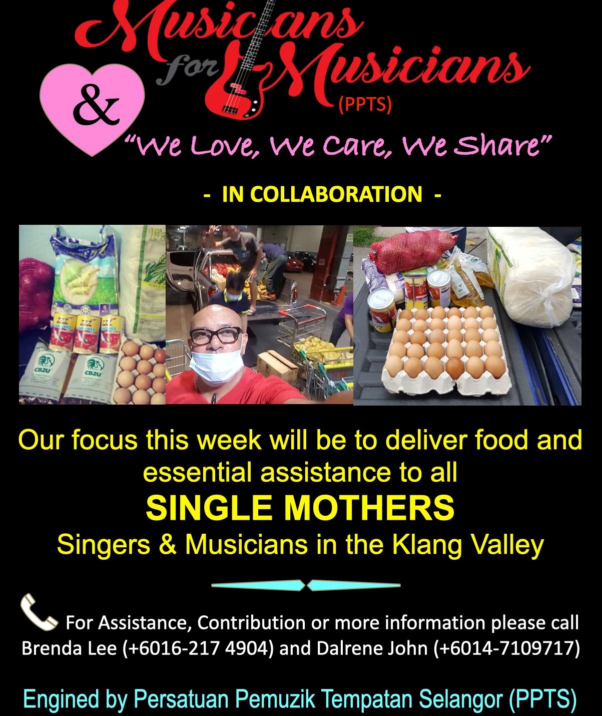 PPTS is helping lighten the burdens of many struggling musicians who are grappling with their loss of income amid the Covid-19 crisis. u00e2u20acu201d Picture by Facebook/MusiciansforMusiciansMalaysiann