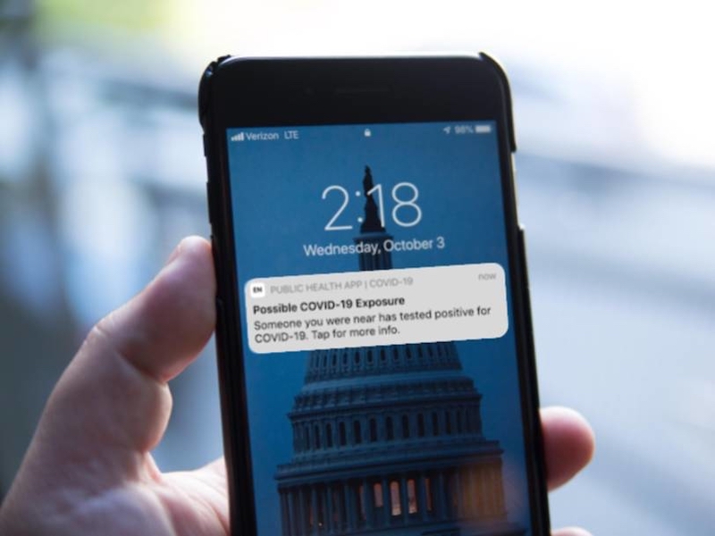 Google and Apple designed a platform with wireless Bluetooth beacons aimed at easing the path to digital contact tracing. u00e2u20acu201d Picture courtesy of Apple