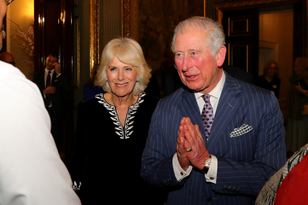 Britainu00e2u20acu2122s Prince Charles and Camilla, Duchess of Cornwall attend the Commonwealth Reception at Marlborough House, in London, Britain March 9, 2020. u00e2u20acu201d Reuters pic 