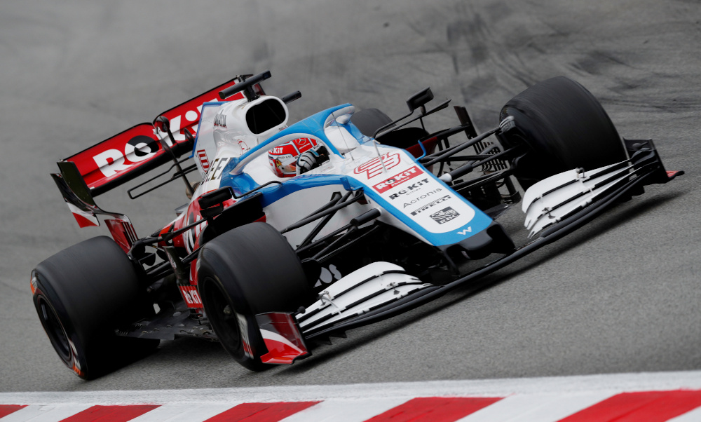 Williamsu00e2u20acu2122 George Russell in action during Formula One pre-season testing at Circuit de Barcelona-Catalunya, Barcelona, Spain, February 28, 2020. u00e2u20acu201d Reuters pic 