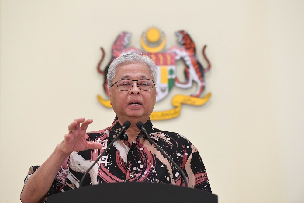 Senior Minister Datuk Seri Ismail Sabri Yaakob attends a press conference in Putrajaya May 9, 2020. u00e2u20acu201d Bernama pic