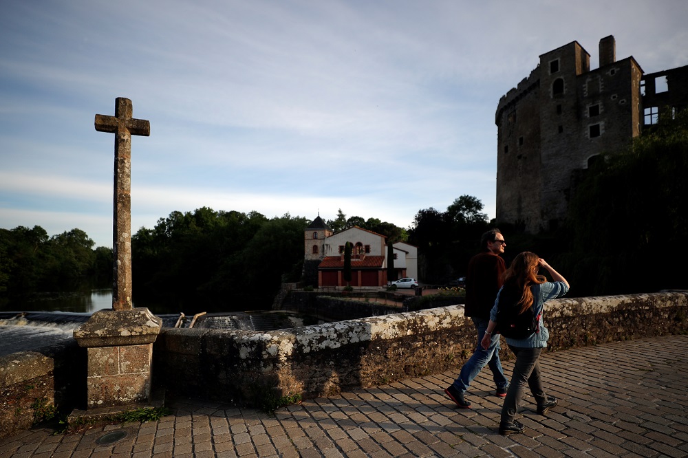 People go for a walk, amid the coronavirus disease outbreak, in Clisson, France May 7, 2020. u00e2u20acu2022 Reuters pic