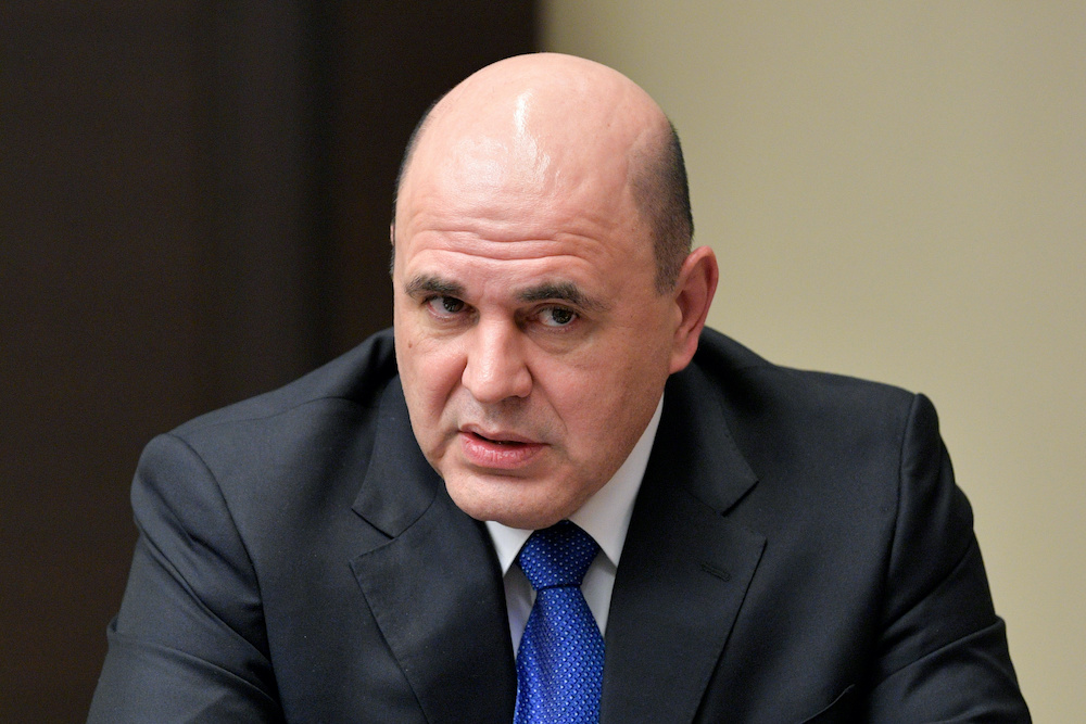 Russian Prime Minister Mikhail Mishustin attends a meeting with members of the Security Council chaired by President Vladimir Putin at the Novo-Ogaryovo state residence outside Moscow, Russia February 21, 2020. u00e2u20acu201d Reuters picnn