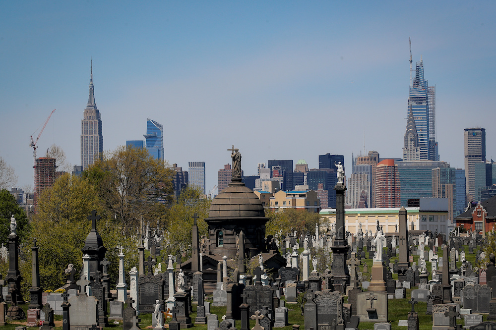 A view of the Manhattan skyline as seen from Calvary Cemetery during the outbreak of the coronavirus disease in the Queens borough of New York City, US, May 5, 2020. u00e2u20acu201d Reuters pic