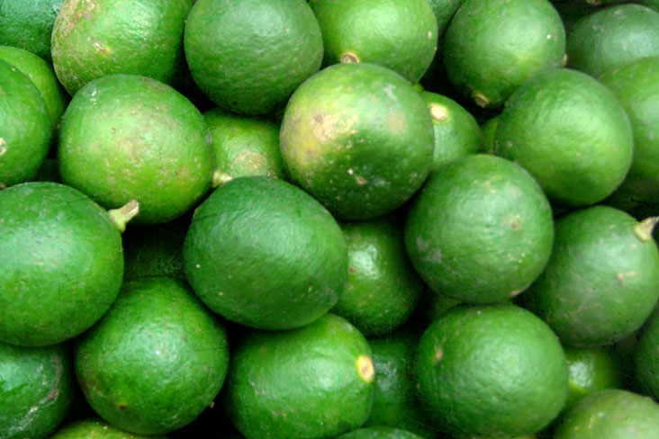 Green limes lend a zesty zing to your final dish