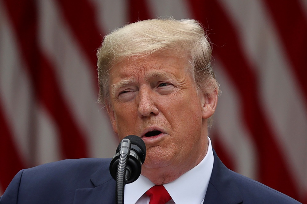 US President Donald Trump makes an announcement about US trade relations with China and Hong Kong at the White House in Washington May 29, 2020. u00e2u20acu2022 Reuters pic